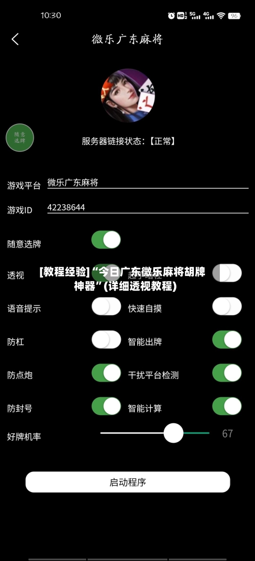 [教程经验]“今日广东微乐麻将胡牌神器”(详细透视教程)-第3张图片