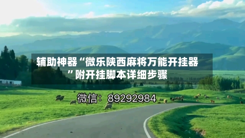 辅助神器“微乐陕西麻将万能开挂器	”附开挂脚本详细步骤-第2张图片