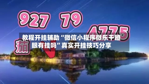 教程开挂辅助“微信小程序微乐干瞪眼有挂吗	”真实开挂技巧分享-第2张图片