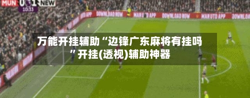 万能开挂辅助“边锋广东麻将有挂吗”开挂(透视)辅助神器-第3张图片
