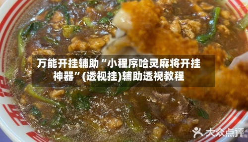 万能开挂辅助“小程序哈灵麻将开挂神器”(透视挂)辅助透视教程-第3张图片