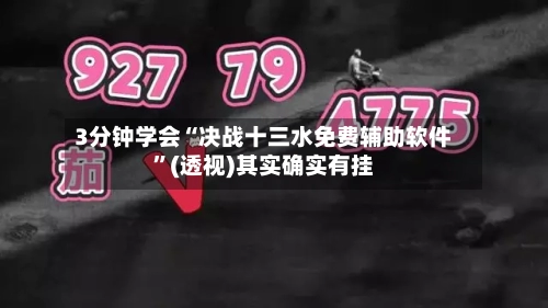 3分钟学会“决战十三水免费辅助软件”(透视)其实确实有挂-第3张图片