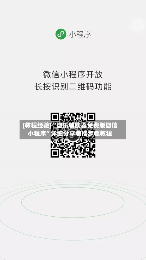 [教程经验]“微乐辅助器免费版微信小程序	”详细分享装挂步骤教程-第2张图片