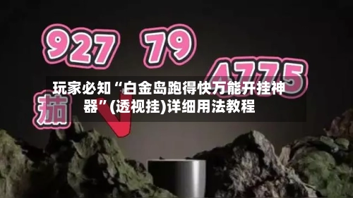 玩家必知“白金岛跑得快万能开挂神器”(透视挂)详细用法教程-第2张图片