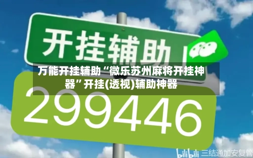 万能开挂辅助“微乐苏州麻将开挂神器”开挂(透视)辅助神器-第2张图片