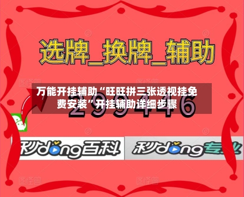 万能开挂辅助“旺旺拼三张透视挂免费安装”开挂辅助详细步骤-第3张图片