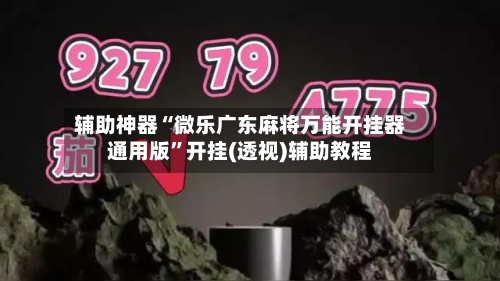 辅助神器“微乐广东麻将万能开挂器通用版”开挂(透视)辅助教程