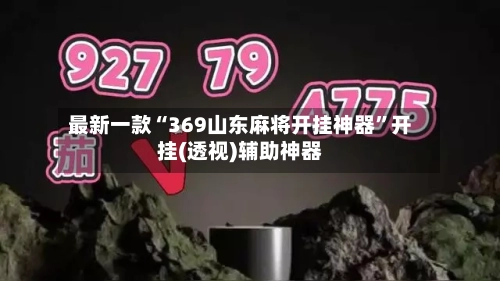 最新一款“369山东麻将开挂神器”开挂(透视)辅助神器-第2张图片