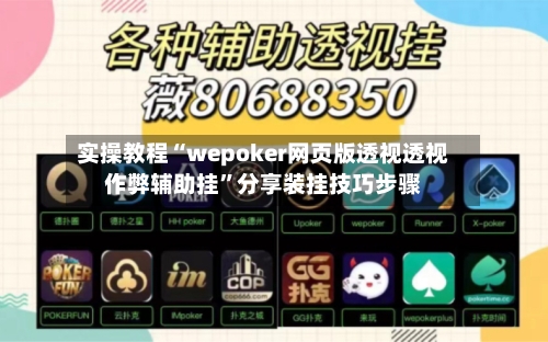 实操教程“wepoker网页版透视透视作弊辅助挂”分享装挂技巧步骤-第3张图片