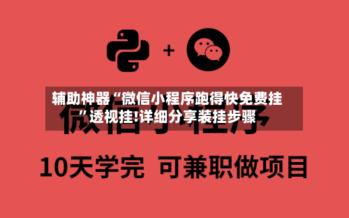 辅助神器“微信小程序跑得快免费挂”透视挂!详细分享装挂步骤-第2张图片
