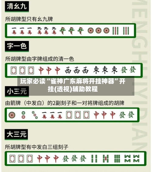 玩家必读“雀神广东麻将开挂神器”开挂(透视)辅助教程