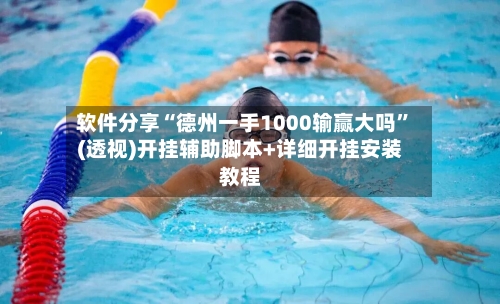 软件分享“德州一手1000输赢大吗”(透视)开挂辅助脚本+详细开挂安装教程-第2张图片