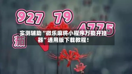 实测辅助“微乐麻将小程序万能开挂器”通用版下载教程！