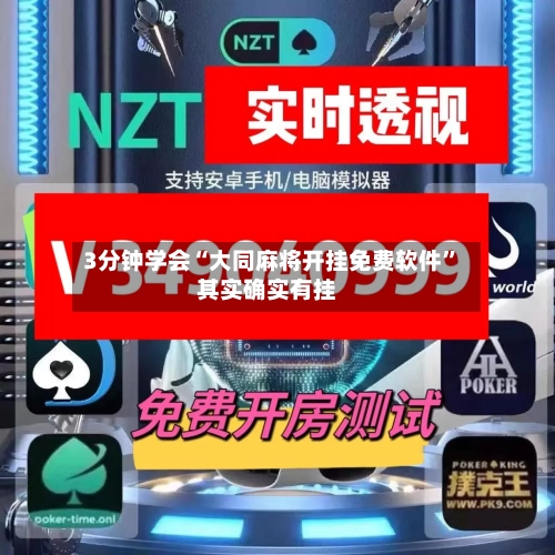 3分钟学会“大同麻将开挂免费软件”其实确实有挂-第3张图片