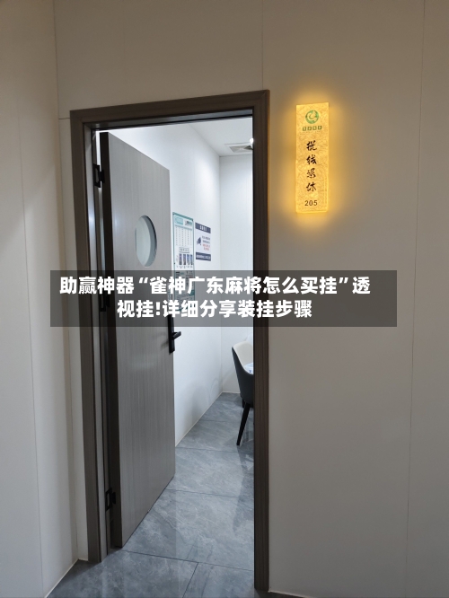 助赢神器“雀神广东麻将怎么买挂”透视挂!详细分享装挂步骤