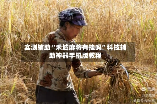 实测辅助“禾城麻将有挂吗”科技辅助神器手机版教程