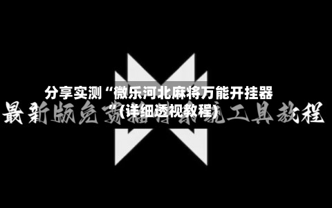 分享实测“微乐河北麻将万能开挂器”(详细透视教程)-第3张图片