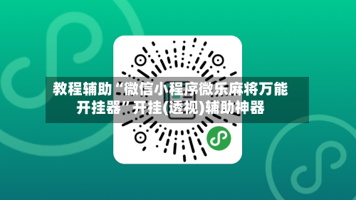 教程辅助“微信小程序微乐麻将万能开挂器”开挂(透视)辅助神器-第2张图片