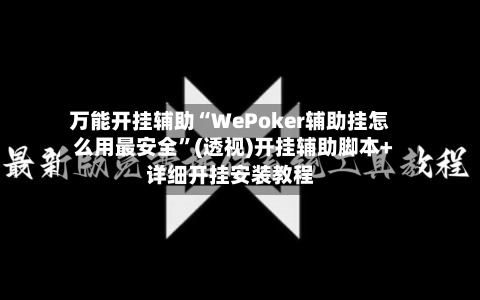 万能开挂辅助“WePoker辅助挂怎么用最安全”(透视)开挂辅助脚本+详细开挂安装教程-第3张图片