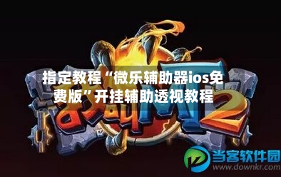 指定教程“微乐辅助器ios免费版”开挂辅助透视教程-第3张图片