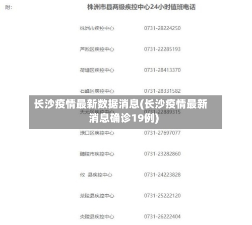 长沙疫情最新数据消息(长沙疫情最新消息确诊19例)-第2张图片