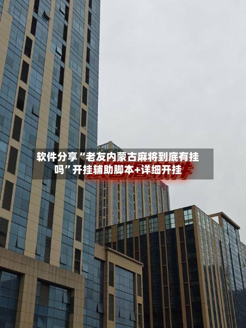 软件分享“老友内蒙古麻将到底有挂吗”开挂辅助脚本+详细开挂-第2张图片