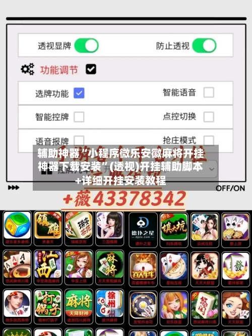 辅助神器“小程序微乐安徽麻将开挂神器下载安装	”(透视)开挂辅助脚本+详细开挂安装教程-第2张图片
