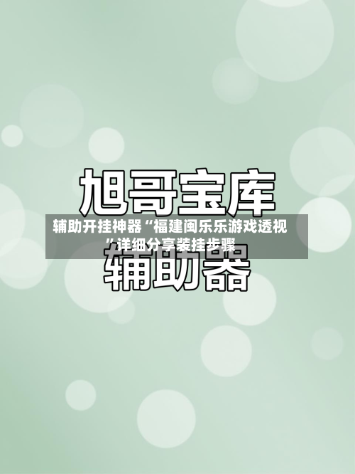 辅助开挂神器“福建闽乐乐游戏透视”详细分享装挂步骤-第3张图片