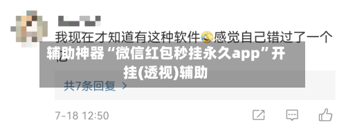 辅助神器“微信红包秒挂永久app”开挂(透视)辅助-第3张图片