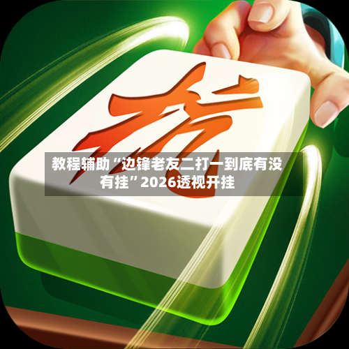 教程辅助“边锋老友二打一到底有没有挂”2026透视开挂-第3张图片