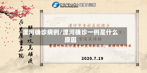 漯河确诊病例/漯河确诊一例是什么原因