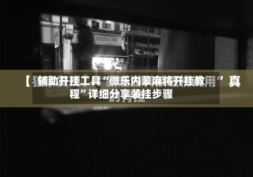 辅助开挂工具“微乐内蒙麻将开挂教程”详细分享装挂步骤-第2张图片