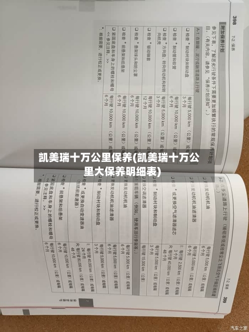 凯美瑞十万公里保养(凯美瑞十万公里大保养明细表)