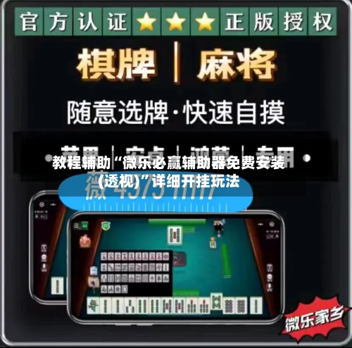 教程辅助“微乐必赢辅助器免费安装(透视)”详细开挂玩法