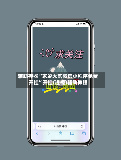 辅助神器“家乡大贰微信小程序免费开挂”开挂(透视)辅助教程-第2张图片