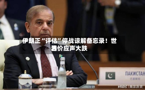 伊朗正“评估”停战谅解备忘录！世界油价应声大跌