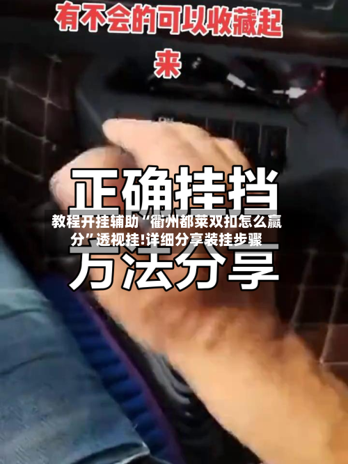 教程开挂辅助“衢州都莱双扣怎么赢分”透视挂!详细分享装挂步骤