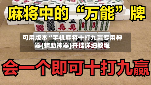 可用版本“手机麻将十打九赢专用神器(辅助神器)开挂详细教程