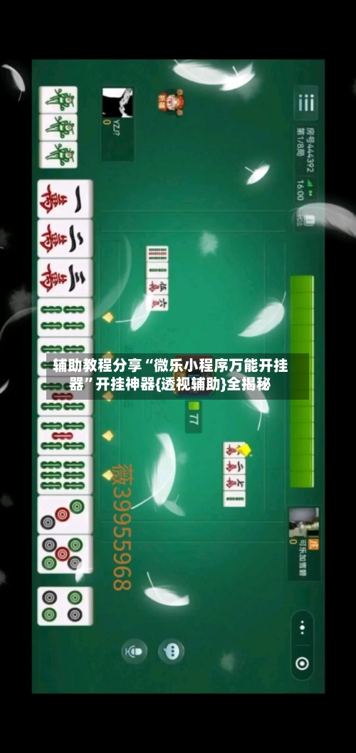 辅助教程分享“微乐小程序万能开挂器”开挂神器{透视辅助}全揭秘