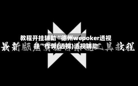 教程开挂辅助“德州wepoker透视挂”作弊(透视)透视辅助