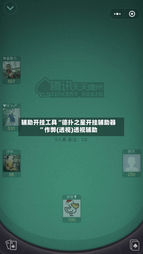 辅助开挂工具“德扑之星开挂辅助器”作弊(透视)透视辅助
