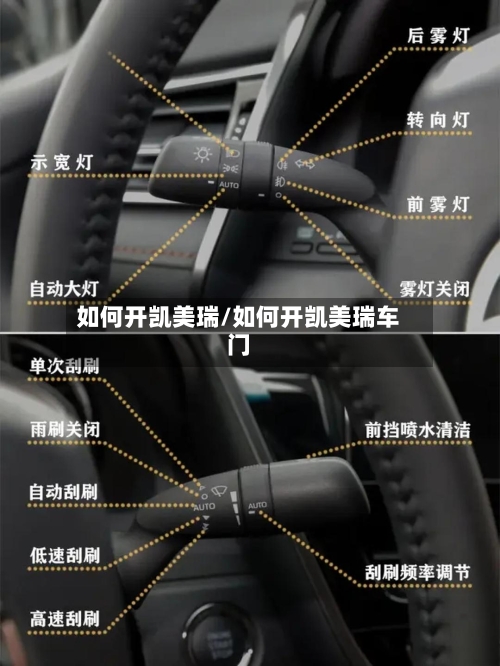 如何开凯美瑞/如何开凯美瑞车门