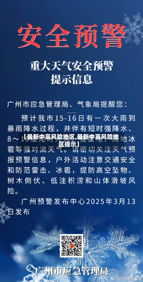 【最新中高风险地区,最新中高风险地区提示】