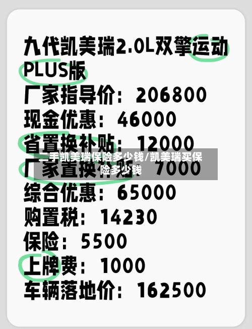二手凯美瑞保险多少钱/凯美瑞买保险多少钱