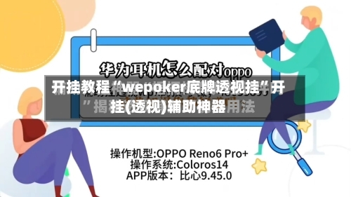 开挂教程“wepoker底牌透视挂”开挂(透视)辅助神器