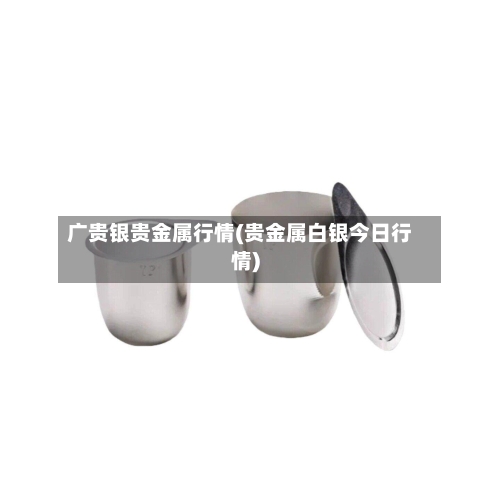 广贵银贵金属行情(贵金属白银今日行情)