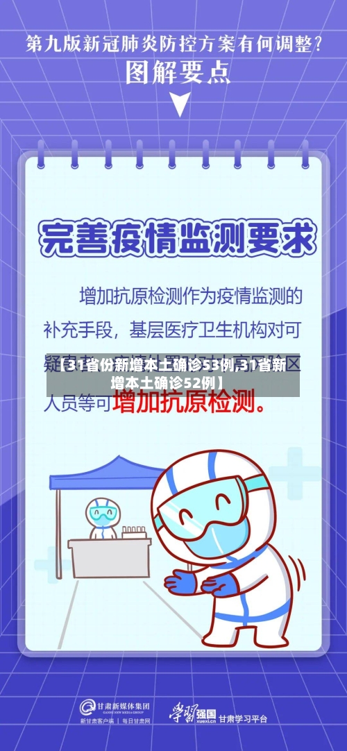 【31省份新增本土确诊53例,31省新增本土确诊52例】
