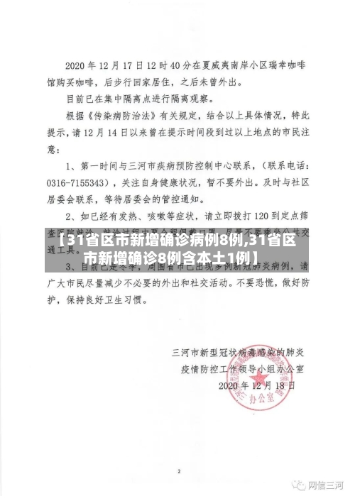 【31省区市新增确诊病例8例,31省区市新增确诊8例含本土1例】