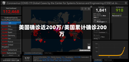 美国确诊近200万/美国累计确诊200万