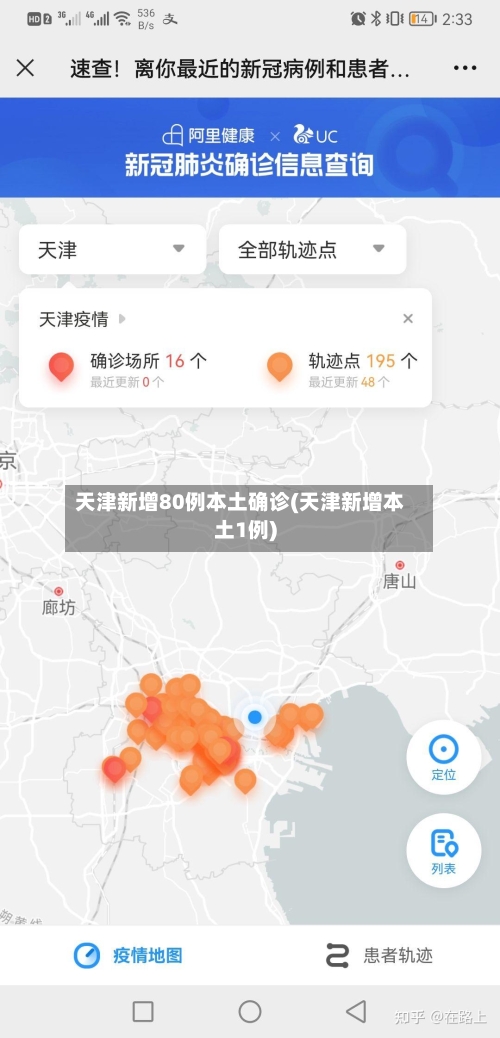 天津新增80例本土确诊(天津新增本土1例)